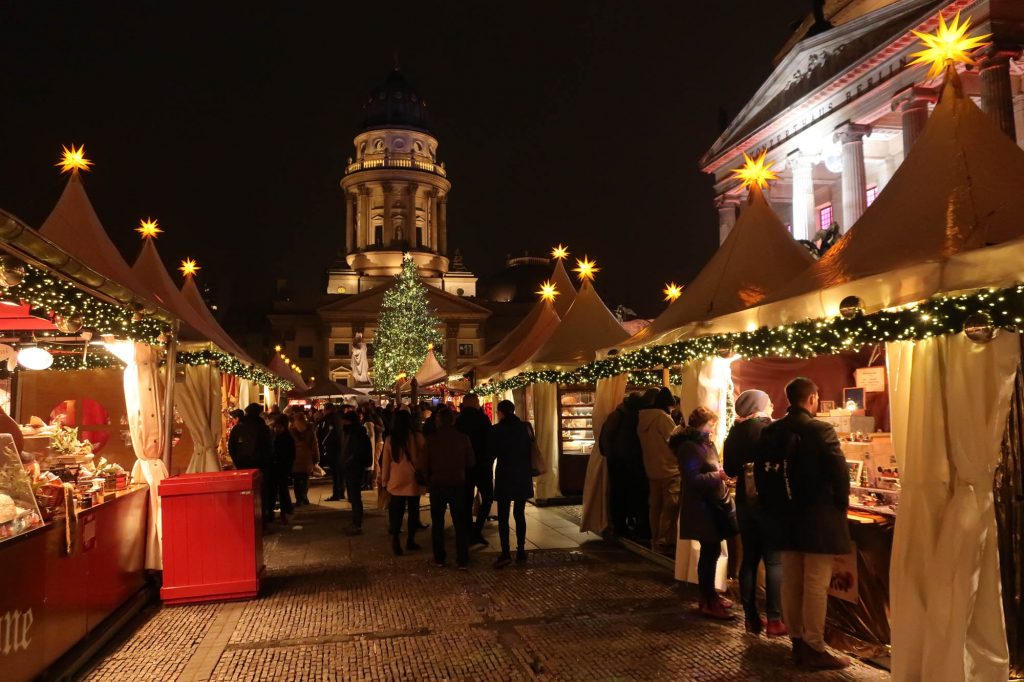 ベルリンを代表するクリスマスマーケット、ジャンダルメンマルクトのクリスマスマーケット（開催中止）